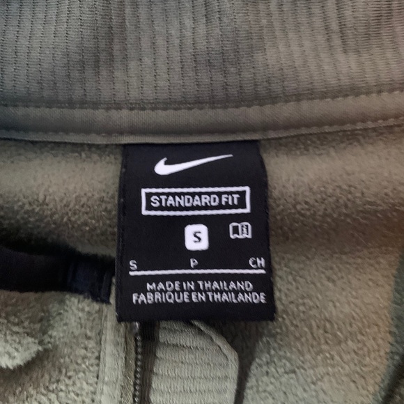 Nike olive green sherpa fleece quarter zip - Picture 8 of 8